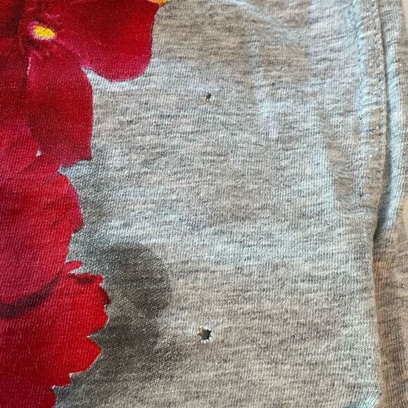 Adidas by Stella McCartney Essential Blossom Tank Top Gray Floral Print Athletic - Picture 8 of 10